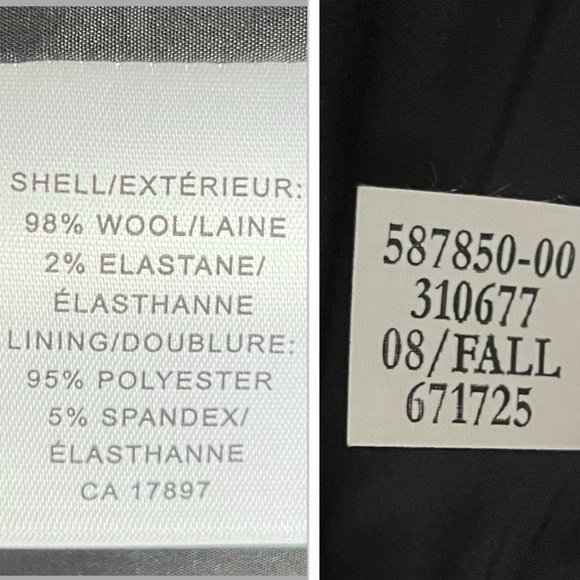 Banana Republic Wool Glen Plaid A-Line Midi Skirt Sz 6 - Picture 10 of 12